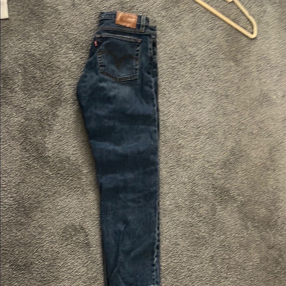 Levi's Women's Straight Leg Jeans - Dark Blue